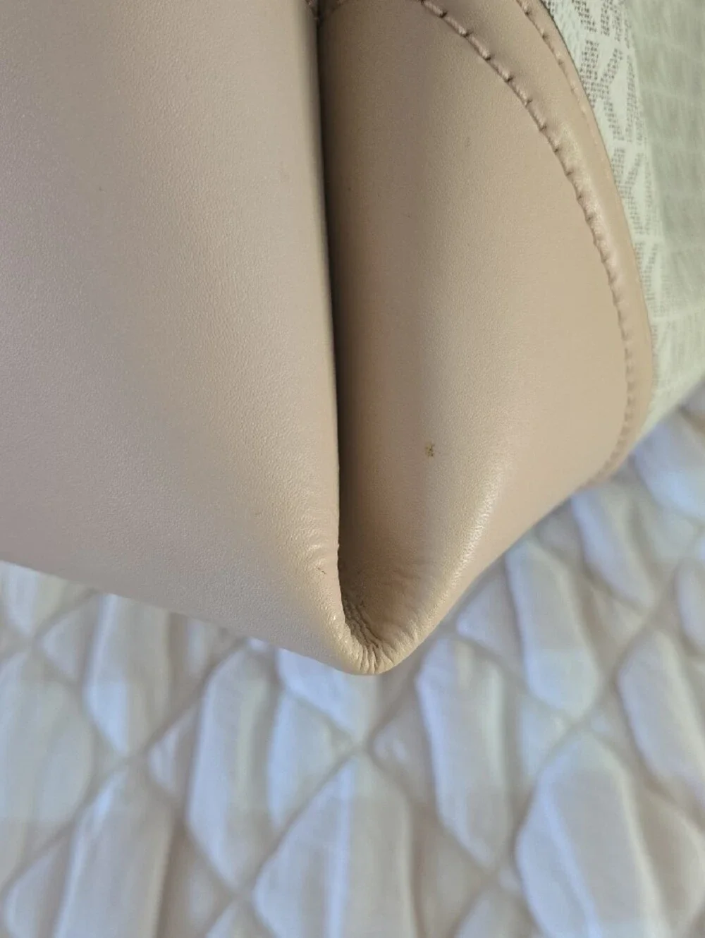 Michael Kors Blush Pink MK Signature Satchel